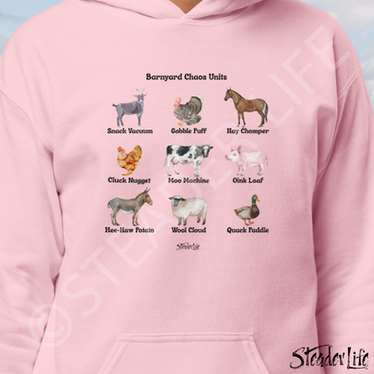 Barnyard Chaos Units - Kids Hoodie