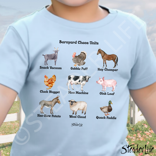 Barnyard Chaos Units - Baby Tee