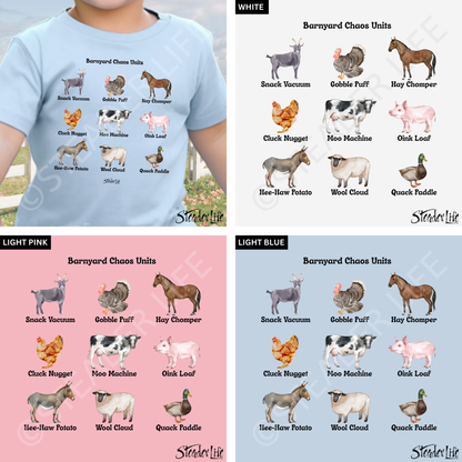 Barnyard Chaos Units - Baby Tee