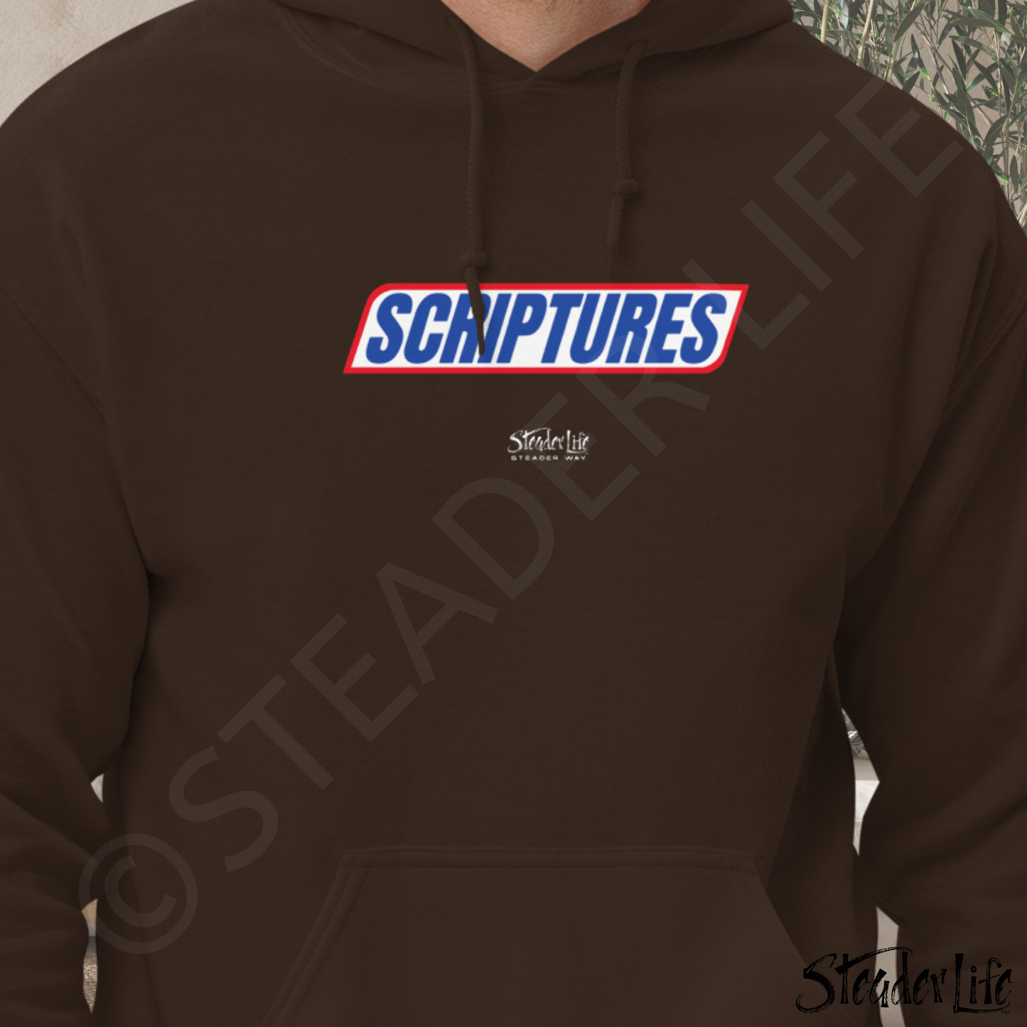 Scriptures Chocolate - Unisex Heavy Hoodie 18500