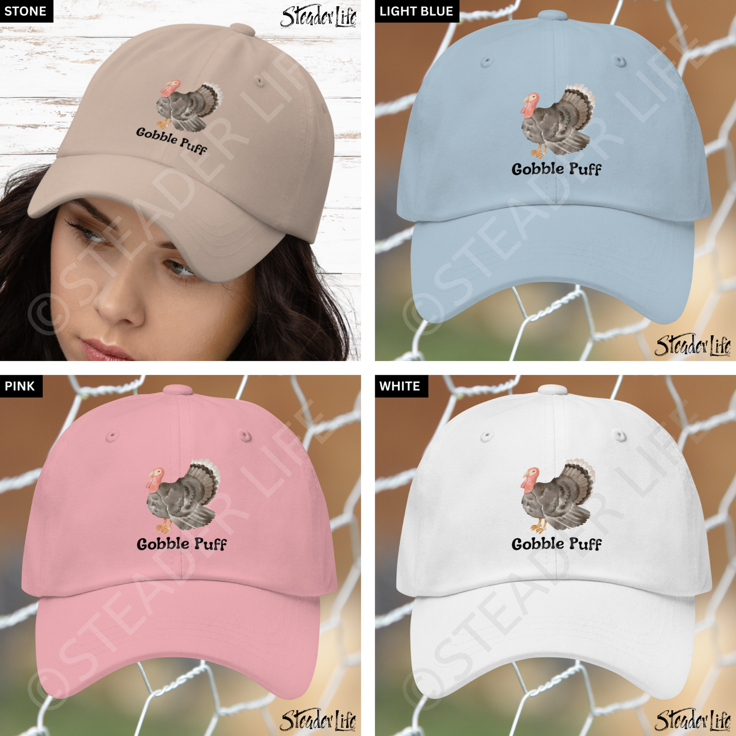 Gobble Puff Turkey - Classic Ball Cap