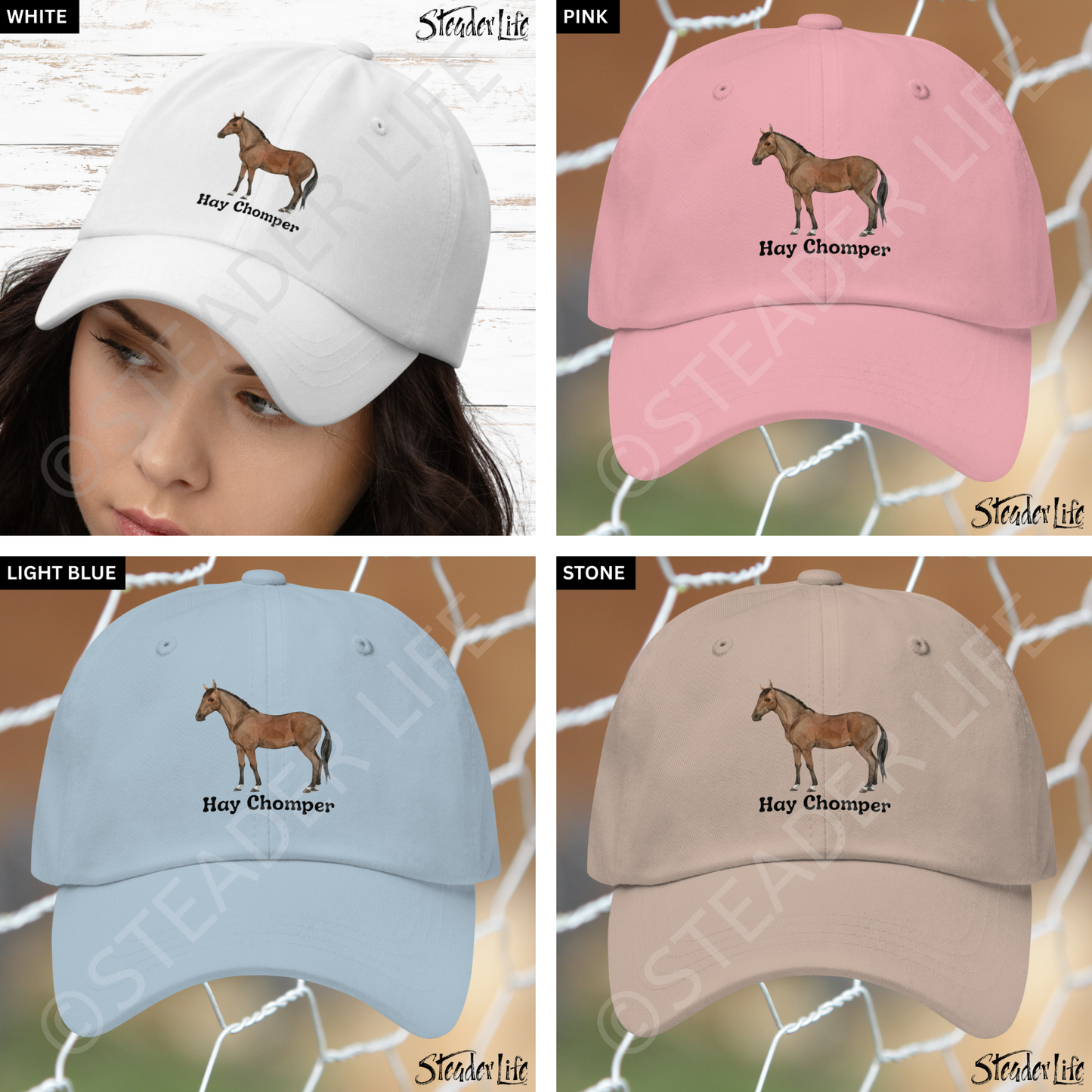 Hay Chomper Horse - Classic Ball Cap