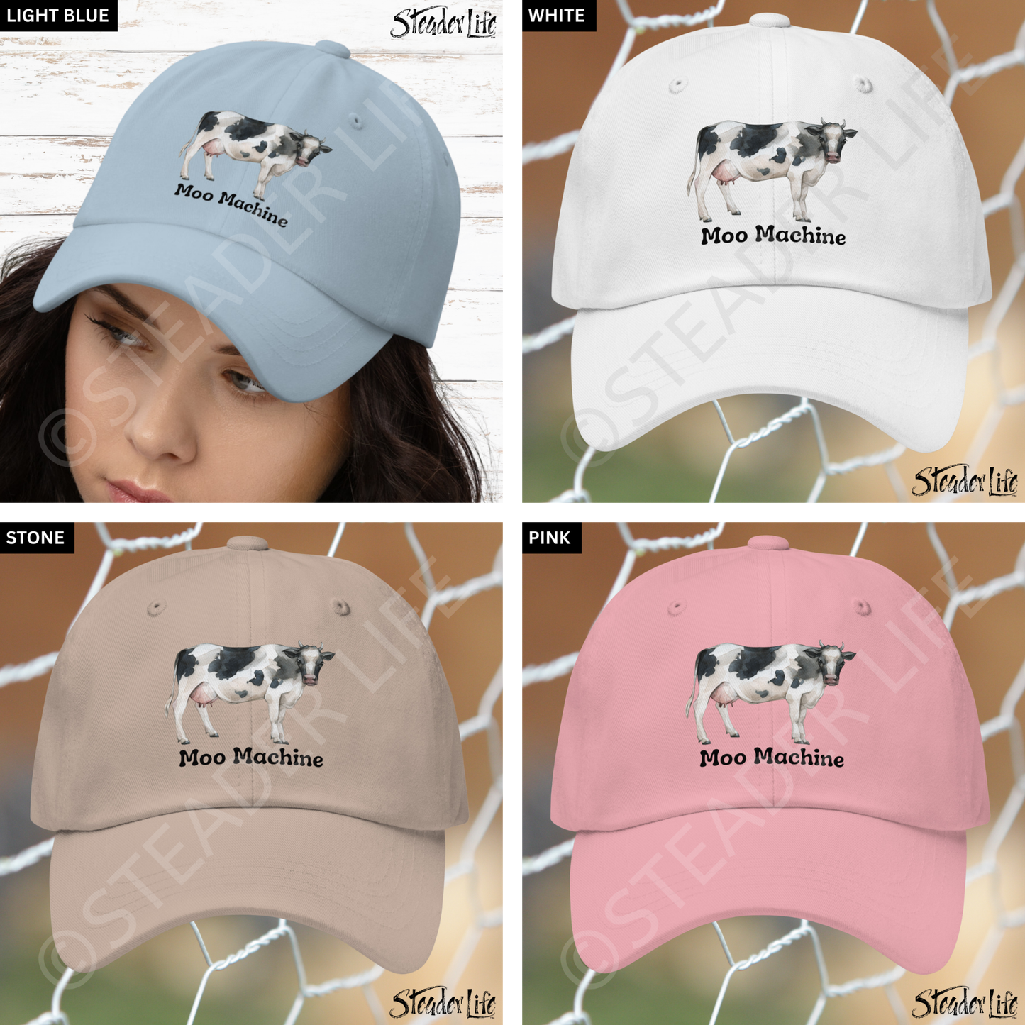 Moo Machine Cow - Classic Ball Cap