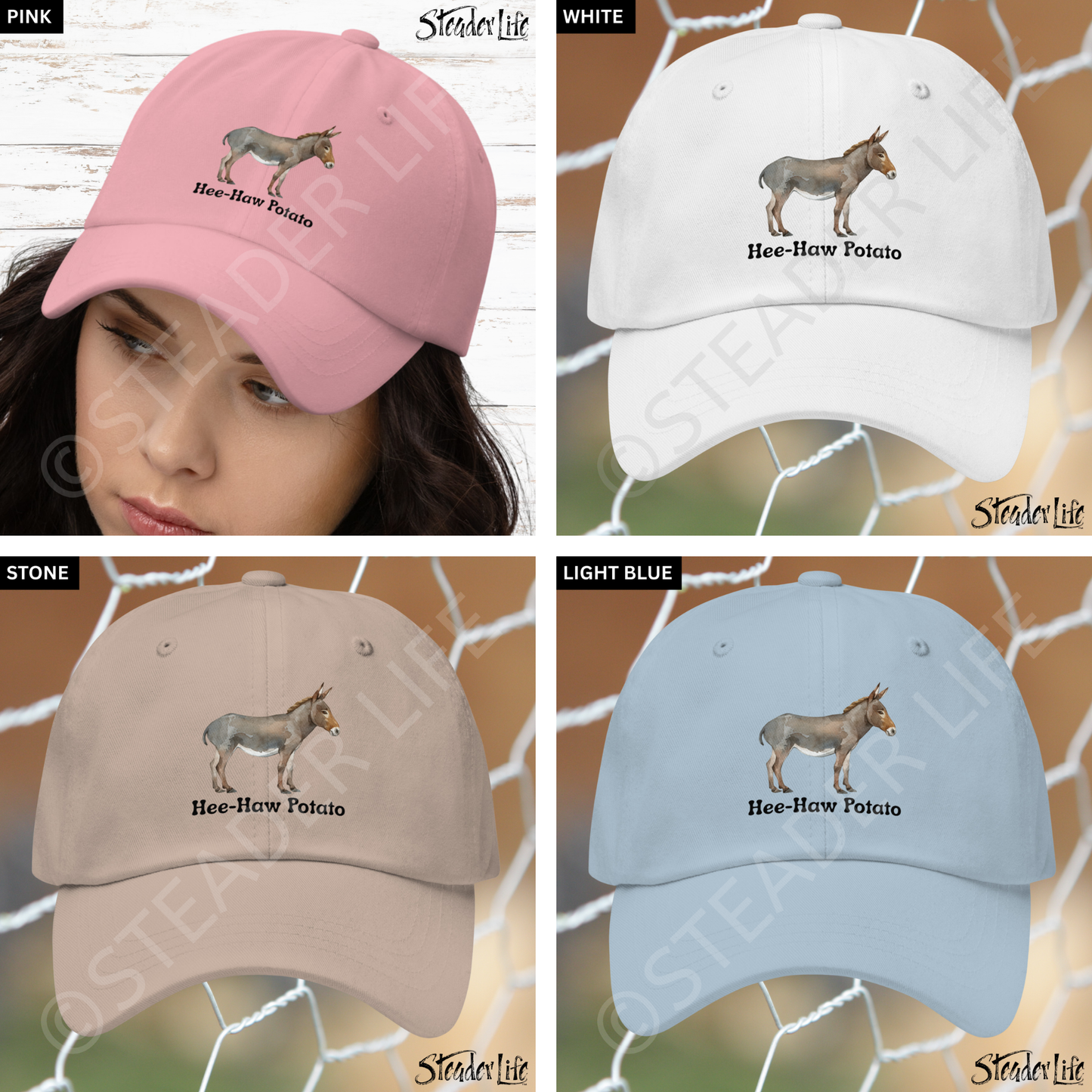 Hee-Haw Potato Donkey - Classic Ball Cap