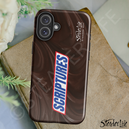 Steader Way™ Scriptures Chocolate - iPhone® Tough Case