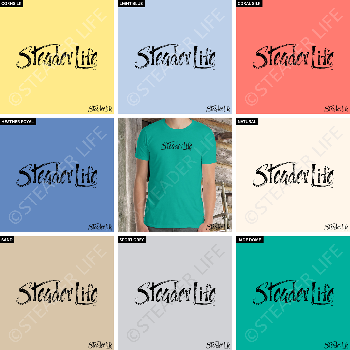 Steader Life™ Originals Logo - Adult Tee
