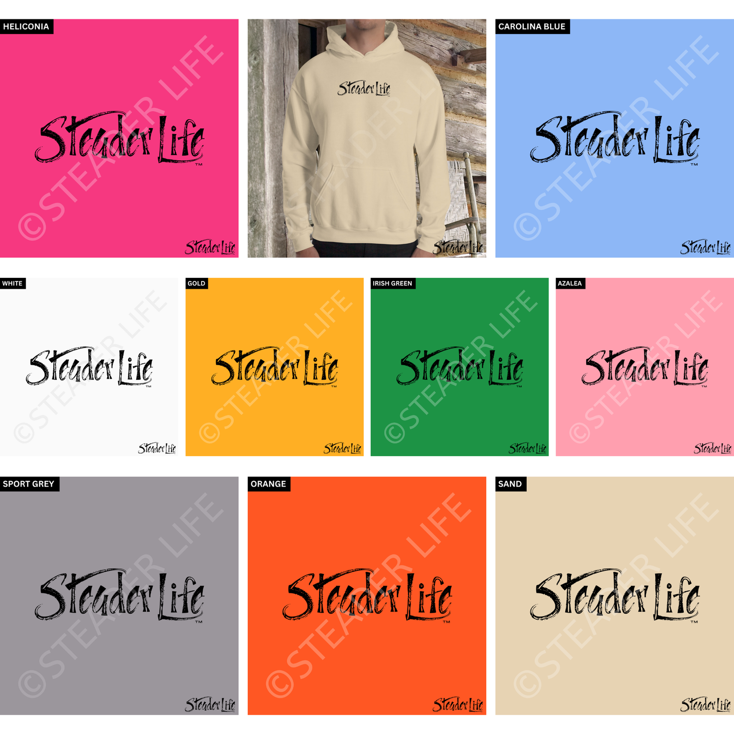 Steader Life™ Originals Logo - Adult Hoodie