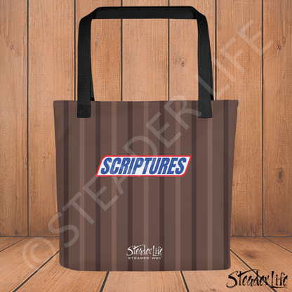 Steader Way™ Scriptures Chocolate - Classic Tote Bag