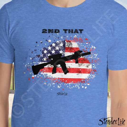 2nd That Flag & Fire - Adult Tee