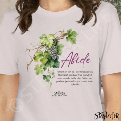 Steader Way™ Abide In The Vine - Women's Tee