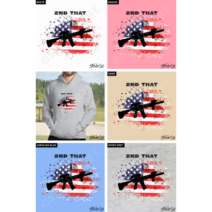 2nd That Flag & Fire - Adult Hoodie