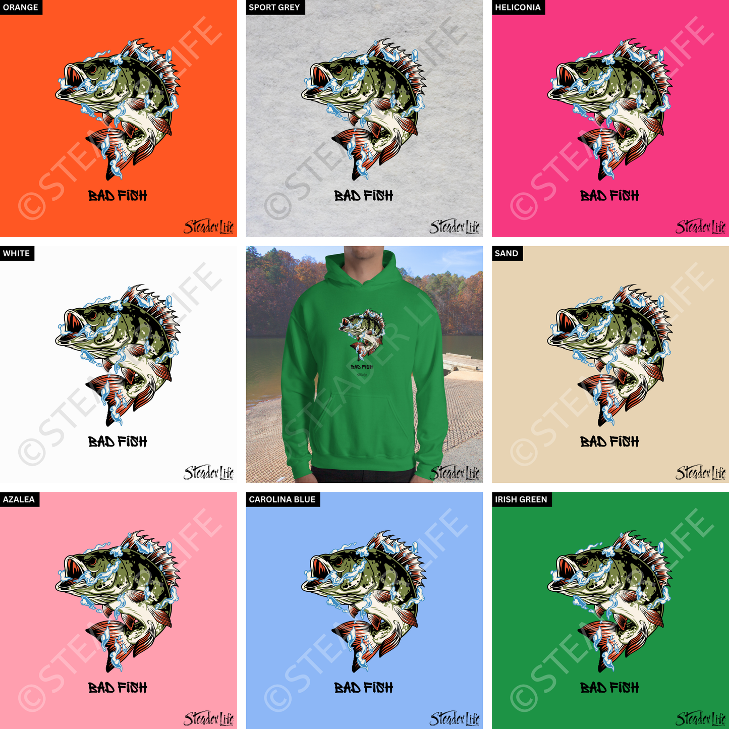 Bad Fish Jumper - Adult Hoodie