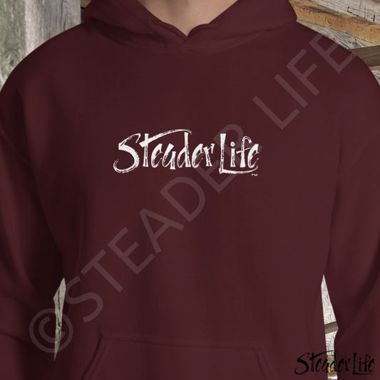 Steader Life™ Originals Logo - Dark Adult Hoodie