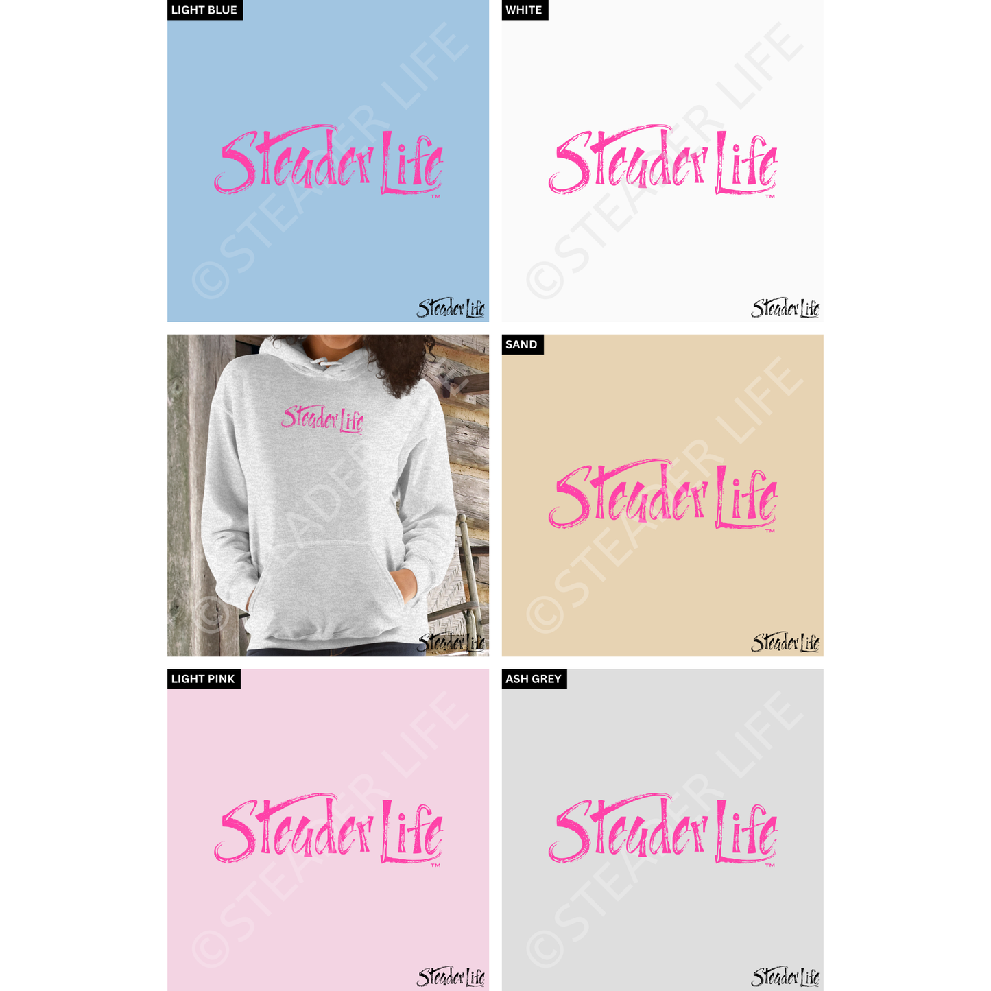 Steader Life™ Wild Berry Logo - Women's Hoodie