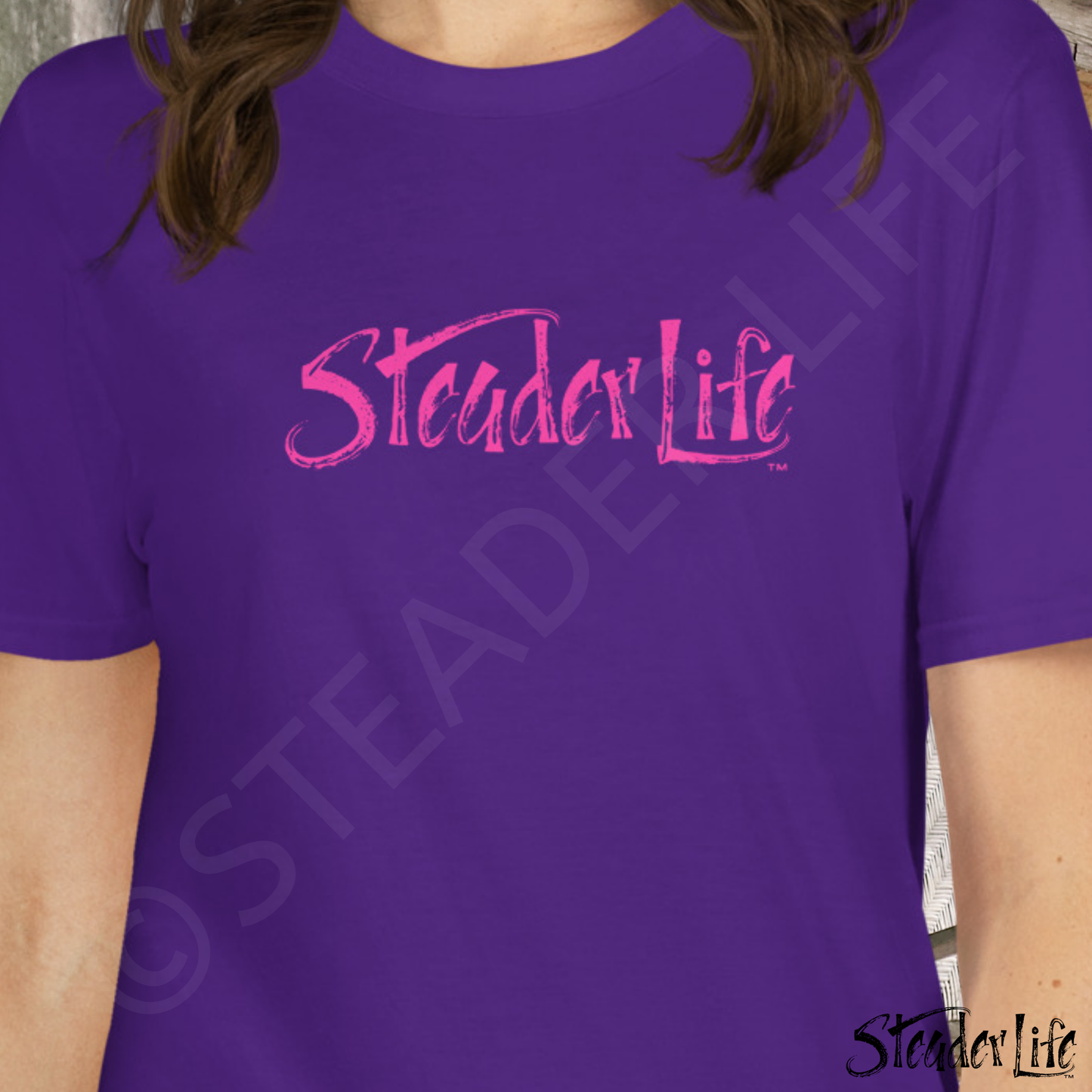 Steader Life™ Wild Berry Logo - Dark Women's Tee