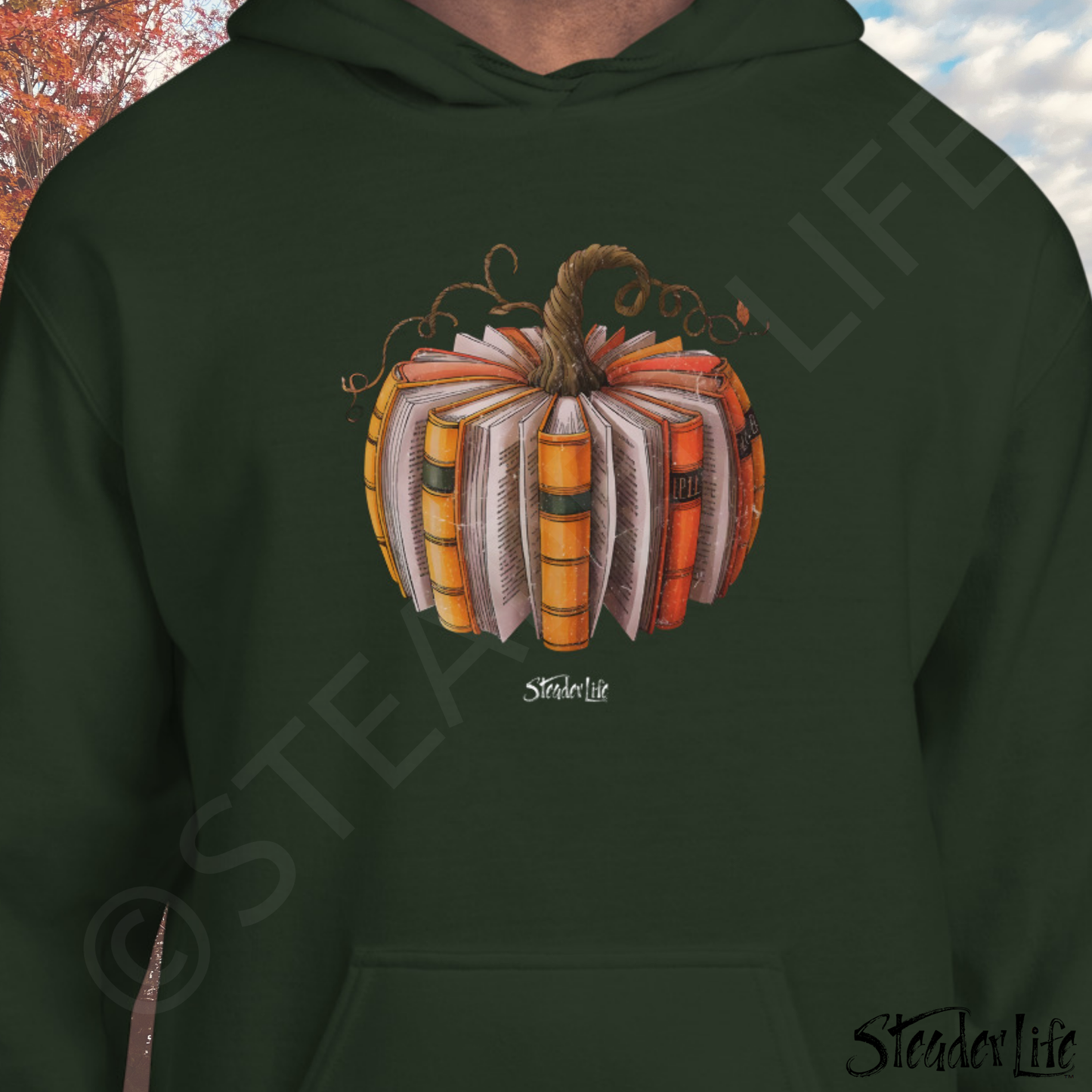Pumpkin Novelty - Dark Adult Hoodie