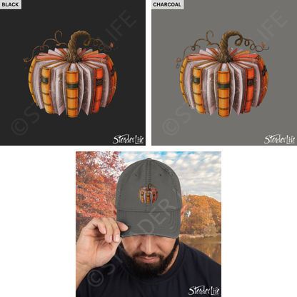 Pumpkin Novelty - Dark Distressed Ball Cap