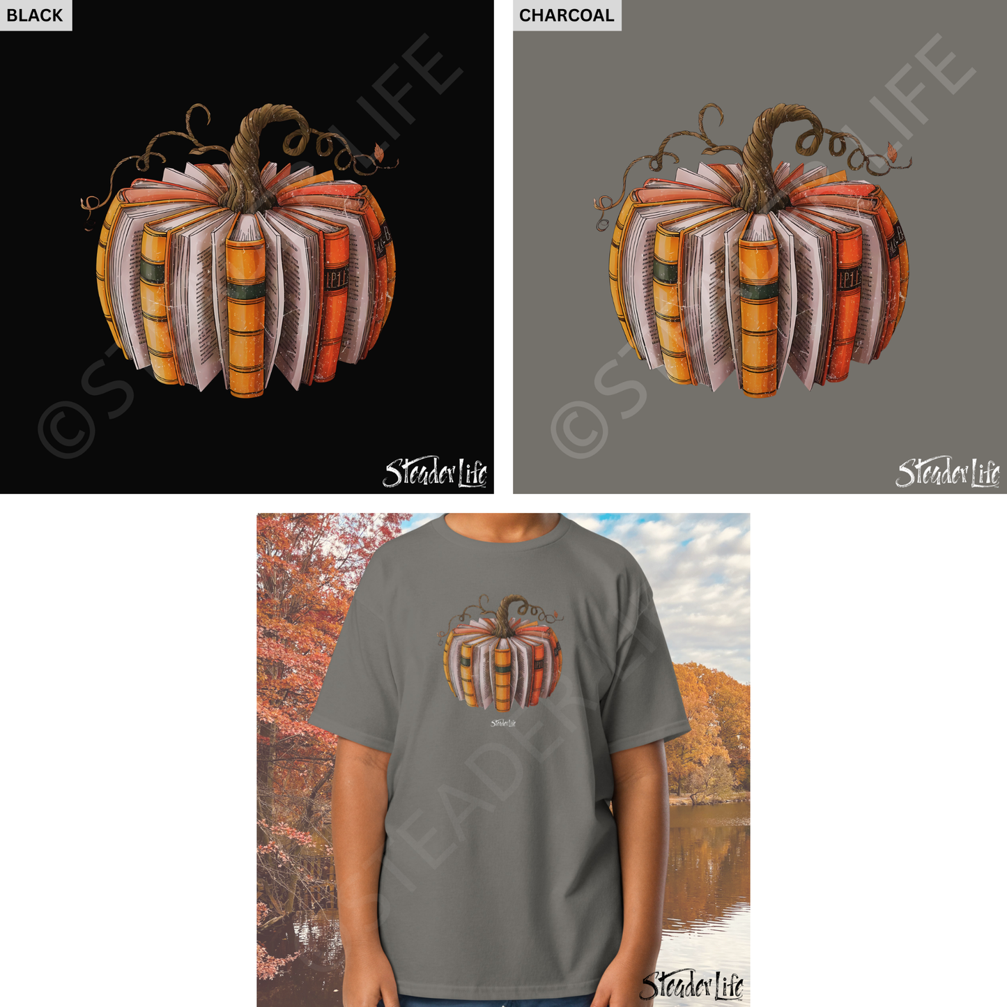 Pumpkin Novelty - Dark Kids Tee