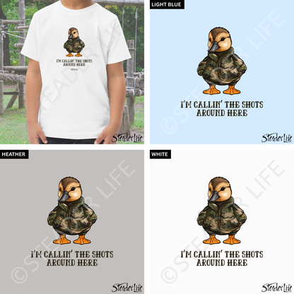 Callin' The Shots Boy Duck - Toddler Tee