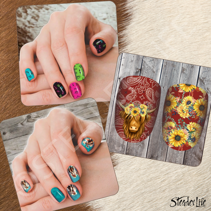Cowgirl Spirit Nail Wraps | 3 Set Bundle
