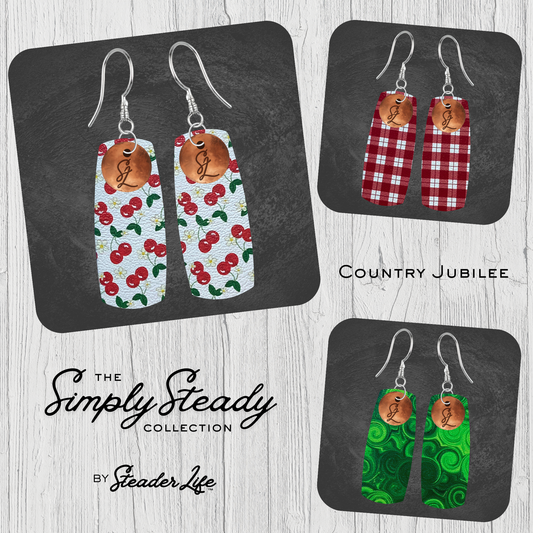 Country Jubilee | Simply Steady 3-Pair Earring Set