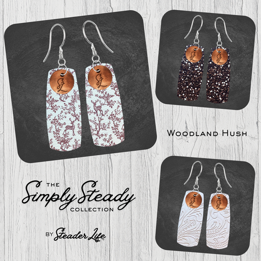 Woodland Hush | Simply Steady 3-Pair Earring Set