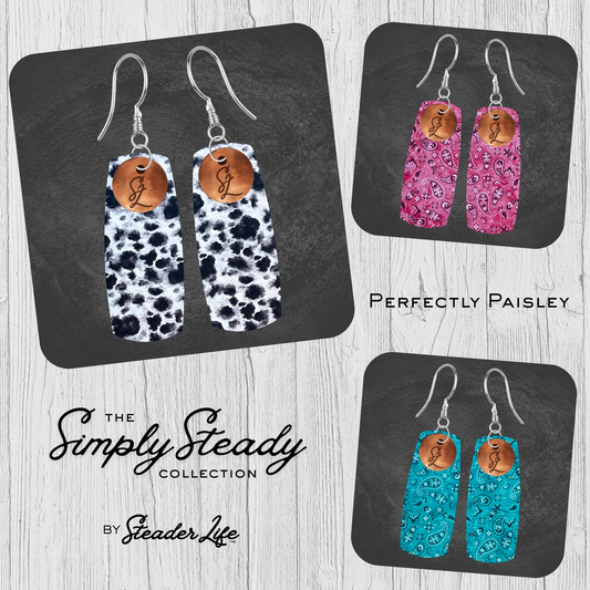 Perfectly Paisley | Simply Steady 3-Pair Earring Set