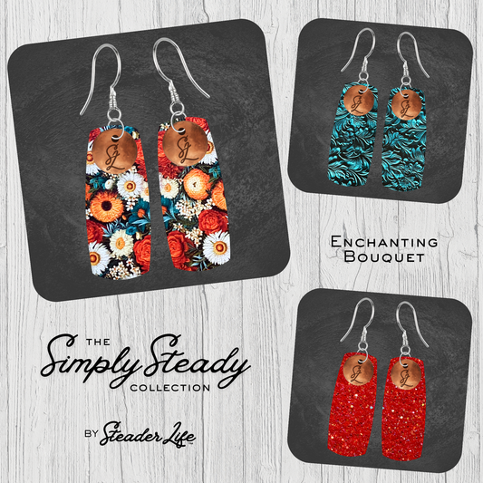Enchanting Bouquet | Simply Steady 3-Pair Earring Set
