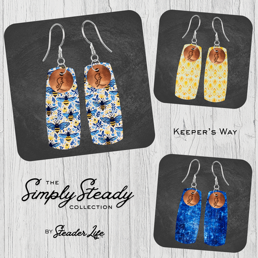 Keeper's Way | Simply Steady 3-Pair Earring Set