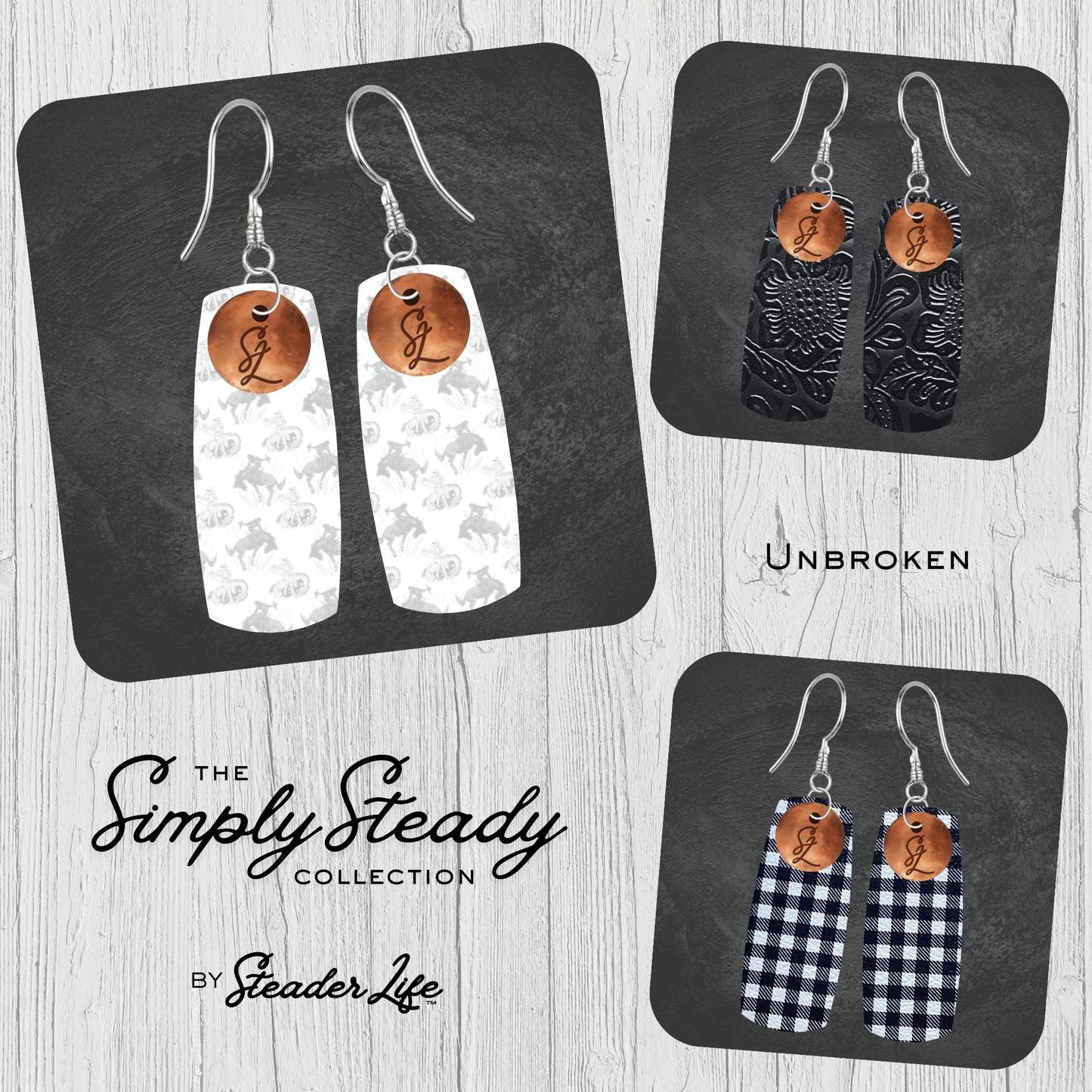 Unbroken | Simply Steady 3-Pair Earring Set