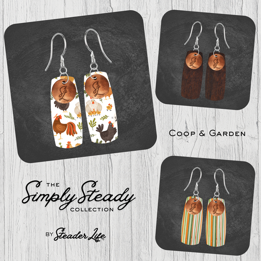 Coop & Garden | Simply Steady 3-Pair Earring Set