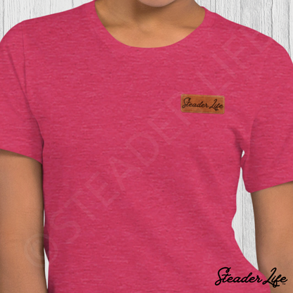 Ashe Leather Patch | Adult Tee