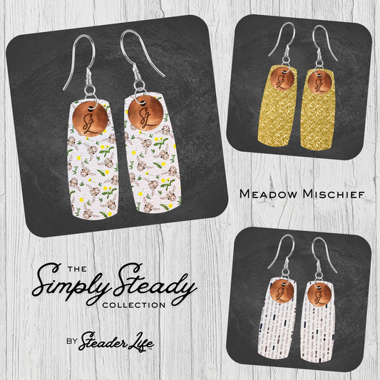 Meadow Mischief | Simply Steady 3-Pair Earring Set
