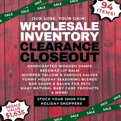 Wholesale Inventory Clearance Closeout - 94 Items To Stock Your Shop